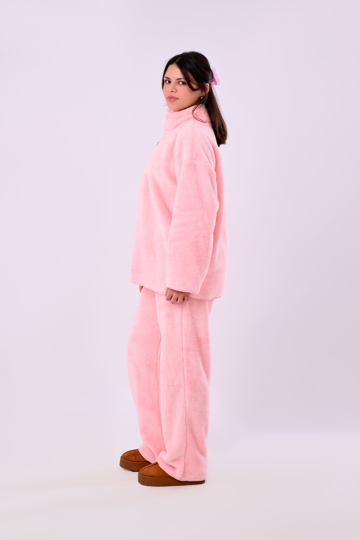 Cozy Pink Fur Pyjama