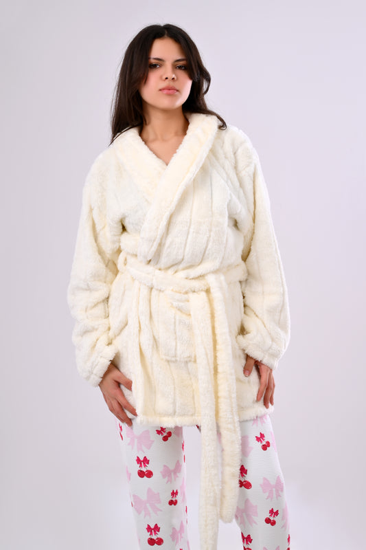 White Fur Robe